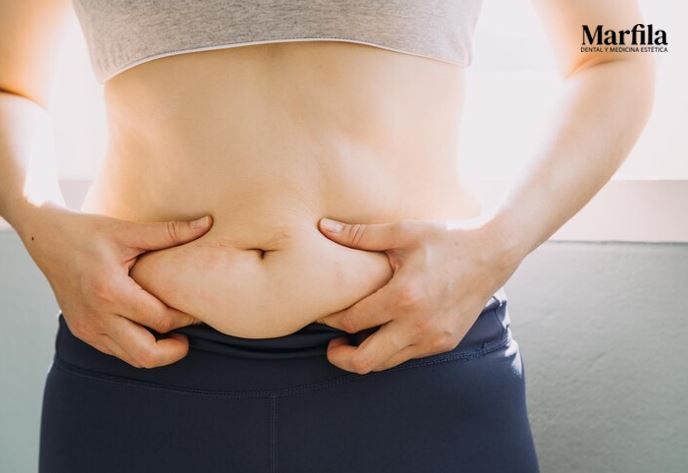 Grasa en el abdomen